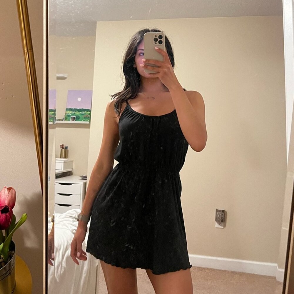 Black Casual Mini Dress